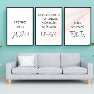 KOmplet plakatów Jezu Ufam Tobie