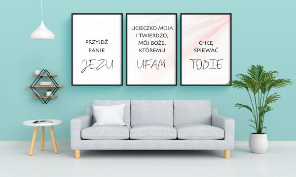 KOmplet plakatów Jezu Ufam Tobie